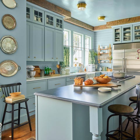 mississippi farmhouse makeover takeover blue kitchen